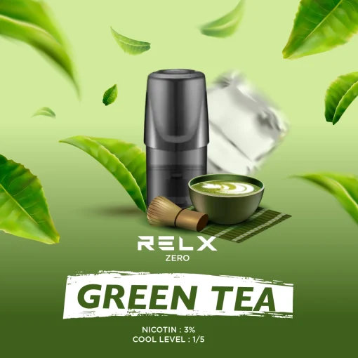 relx zero กลิ่นชาเขียว