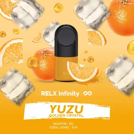 relx pod infinity กลิ่นส้มยูซุ Relx พอตบุหรี่ไฟฟ้า