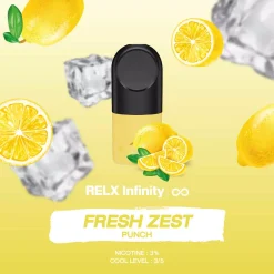 RELX INFINITY SINGLE POD FRESH ZEST punch