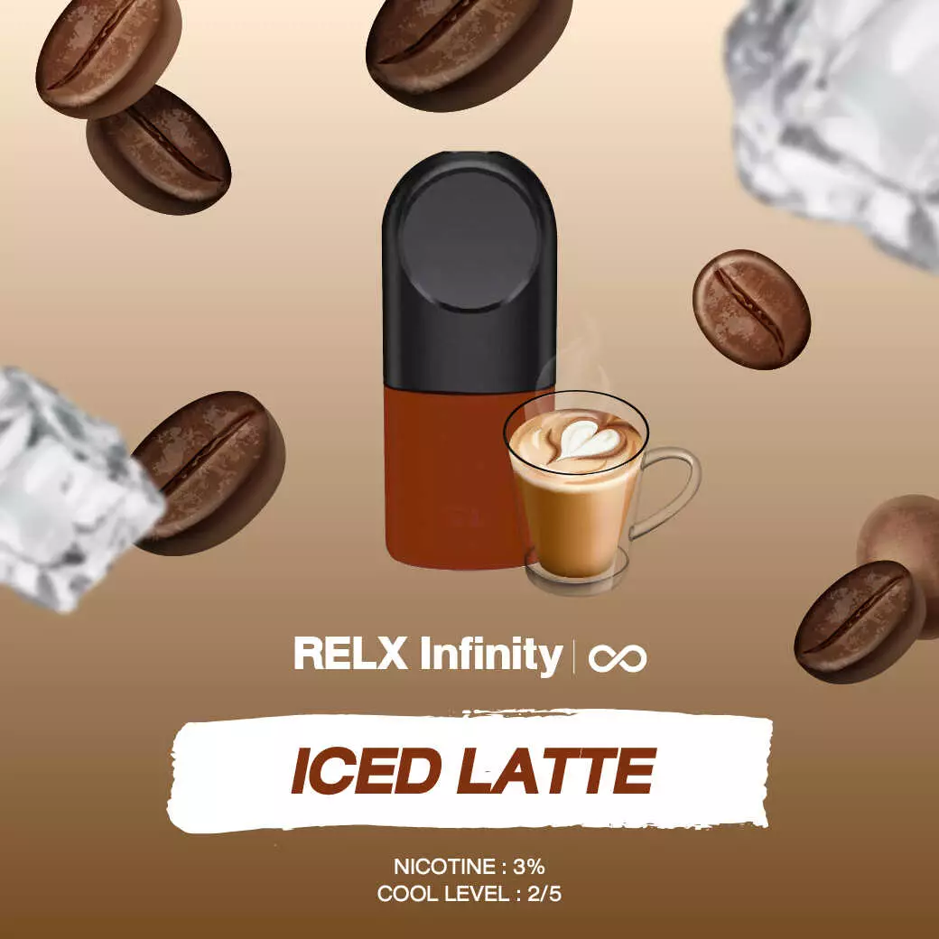 RELX INFINITY SINGLE POD ICE LATTE