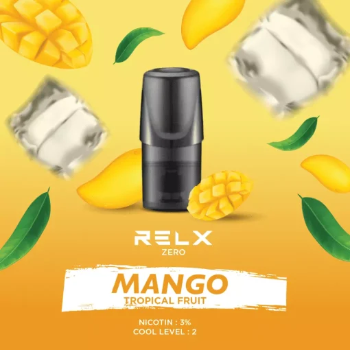 relx zero mango กลิ่นมะม่วงสุก หอมฟุ้งเต็มปากกลิ่นหอมมาก