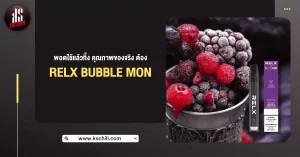 พอตใช้แล้วทิ้ง คุณภาพของจริงต้อง RELX BUBBLE MON!