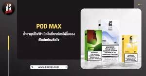 pod max น้ำยาบุหรี่ไฟฟ้า มีกลิ่นที่หากใคร ได้ลิ้มลอง เป็นอันต้องติดใจ